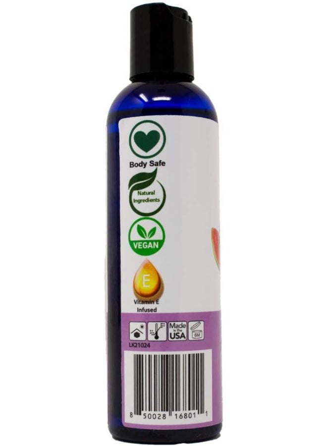 LICK Watermelon Flavored Massage Oil for Couples – Edible Massaging Lotion with Vitamin E, Sweet Almond and Coconut Oil is Non Sticky and Gentle on Skin – Natural, Relaxing and Vegan (4 oz) - Image 2